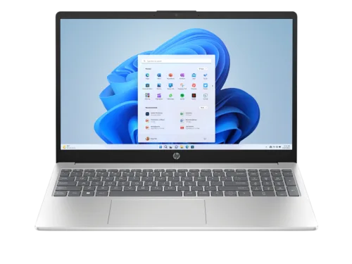 HP Laptop 15-fd0621TU 15.6" FHD IPS LED DISPLAY (300NITS) Natural Silver (INTEL CORE 5, 8GB DDR4, 512GB SSD, WIN 11, MS Office Home 2024+Microsoft Basic)